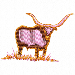 Cowboy And Hunter Embroidery Design 1